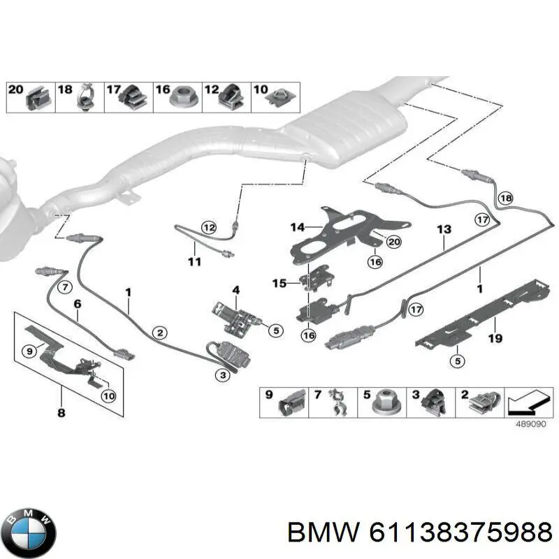  BMW 61138375988 preço, a partir de 1,73 USD