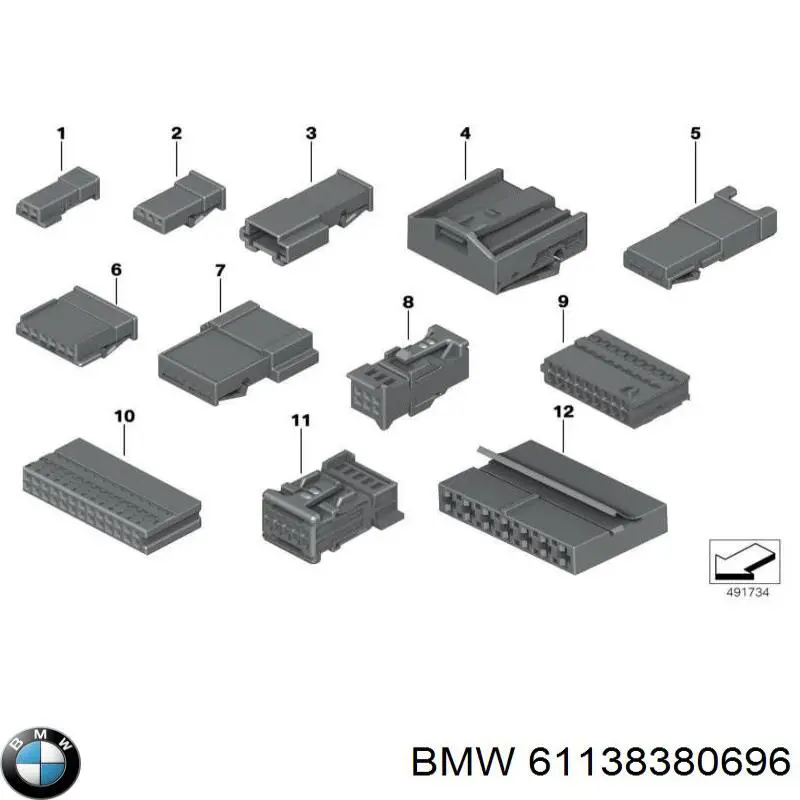  BMW 61138380696 preço, a partir de 5,84 USD