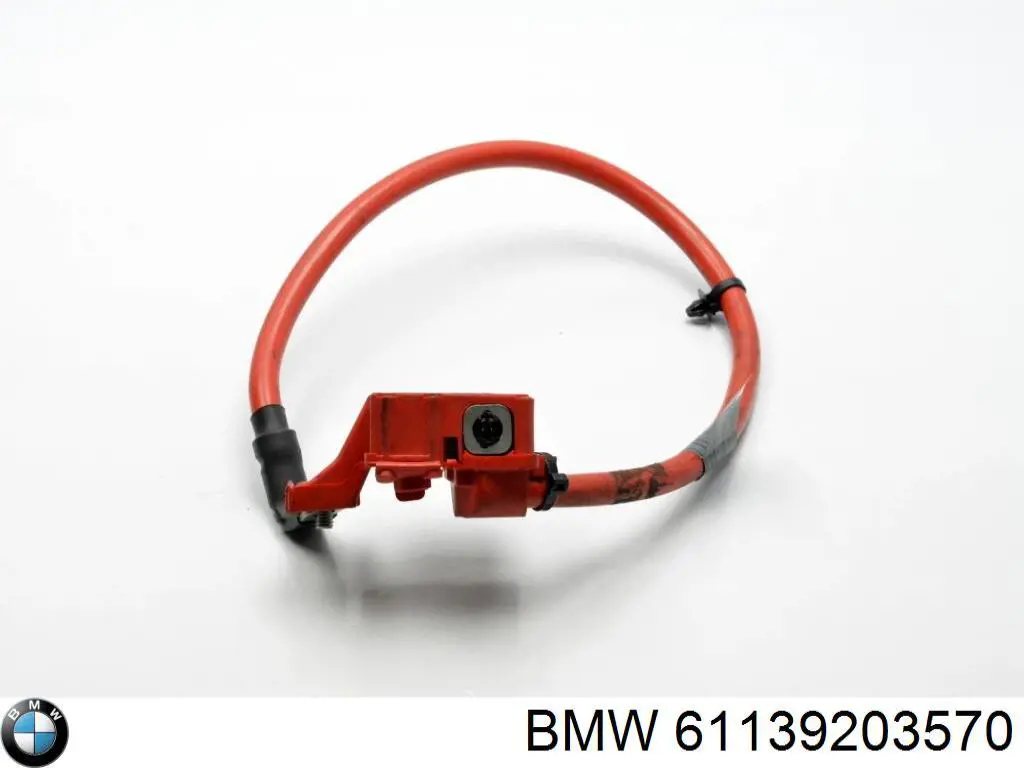 61139203570 BMW Cabo de borne positivo de bateria recarregável (PILHA)