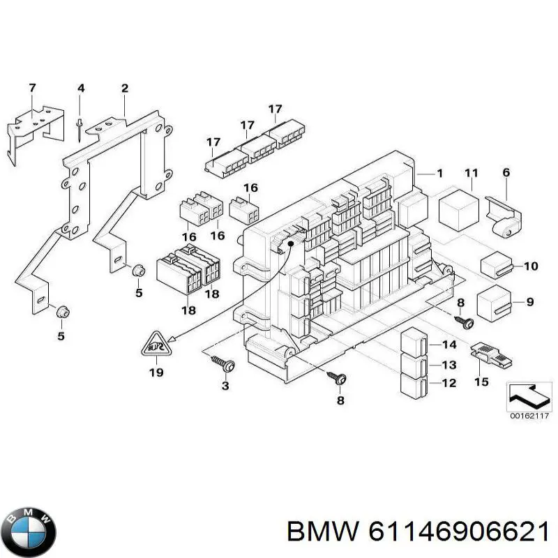 Unidade de dispositivos de segurança BMW 61146978270 preço, a partir de 91,94 USD