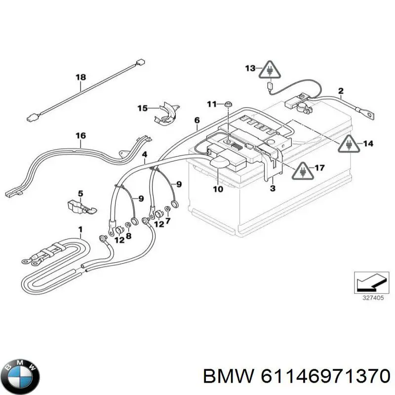 Unidade de dispositivos de segurança BMW 61146971370 preço, a partir de 71,51 USD