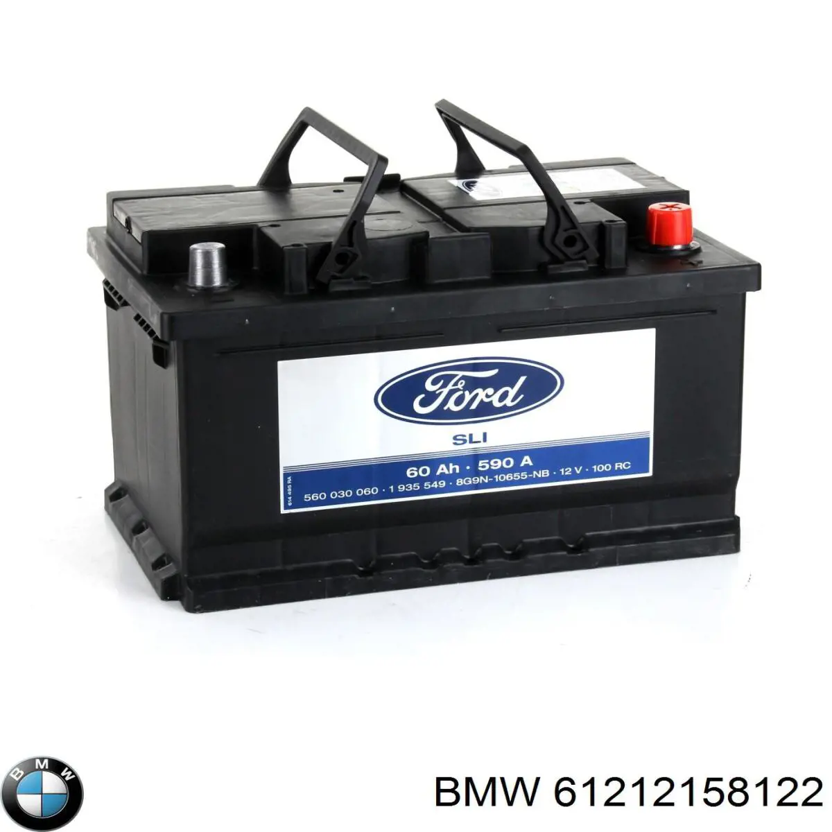 Bateria recarregável (PILHA) 61212158122 BMW