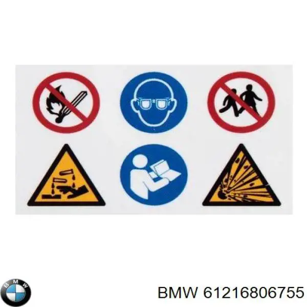 Bateria recarregável (PILHA) BMW 61216806755 preço, a partir de 568,47 USD