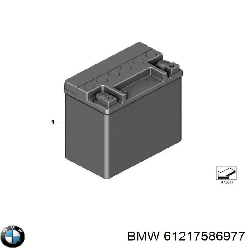 Bateria recarregável (PILHA) BMW 61217586977 preço, a partir de 31,25 USD