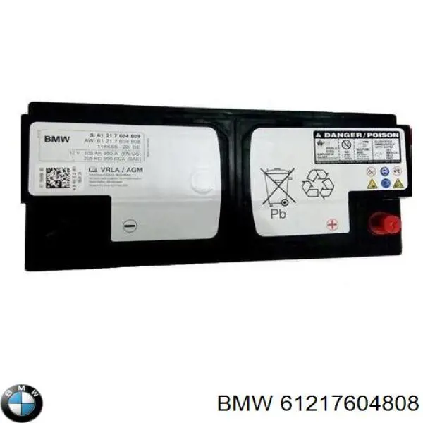 61217604808 BMW Bateria recarregável (PILHA)