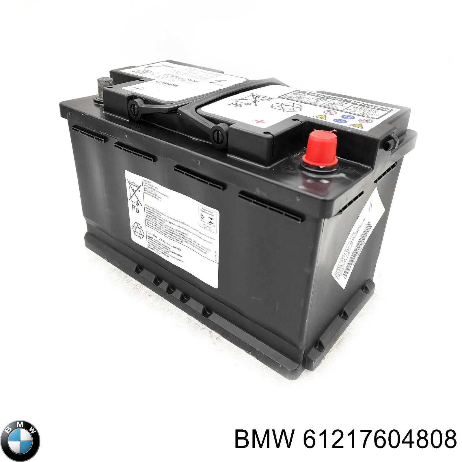 Bateria recarregável (PILHA) BMW 61217604808 preço, a partir de 598,81 USD