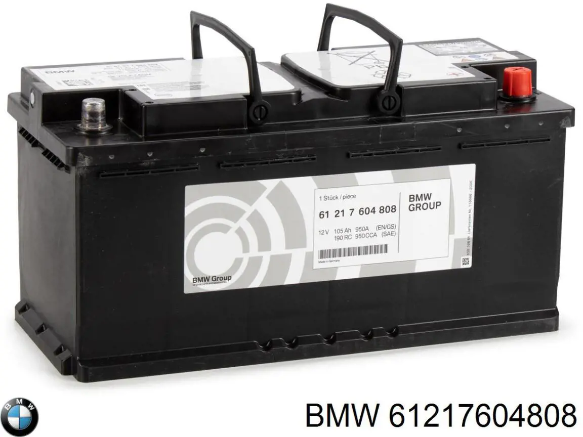 Compre 61217604808 BMW Bateria recarregável (PILHA)