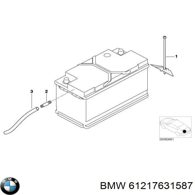Bateria recarregável (PILHA) BMW 61217631587 preço, a partir de 31,27 USD