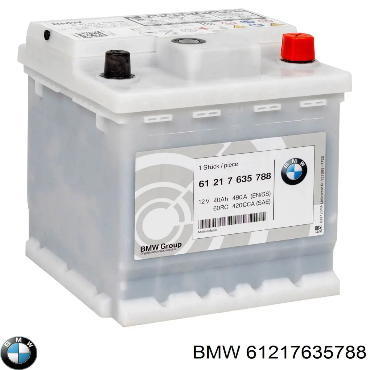 Compre 61217635788 BMW Bateria recarregável (PILHA)