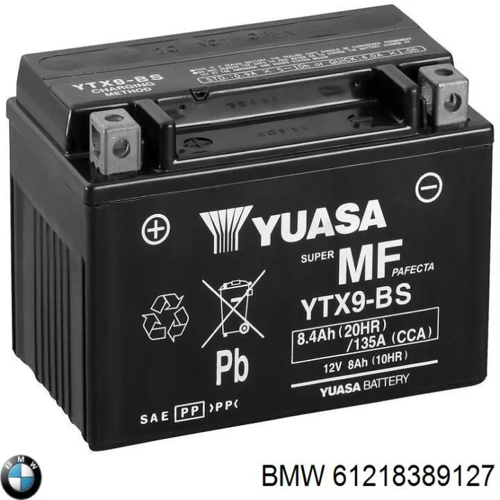 61218389127 BMW Bateria recarregável (PILHA)