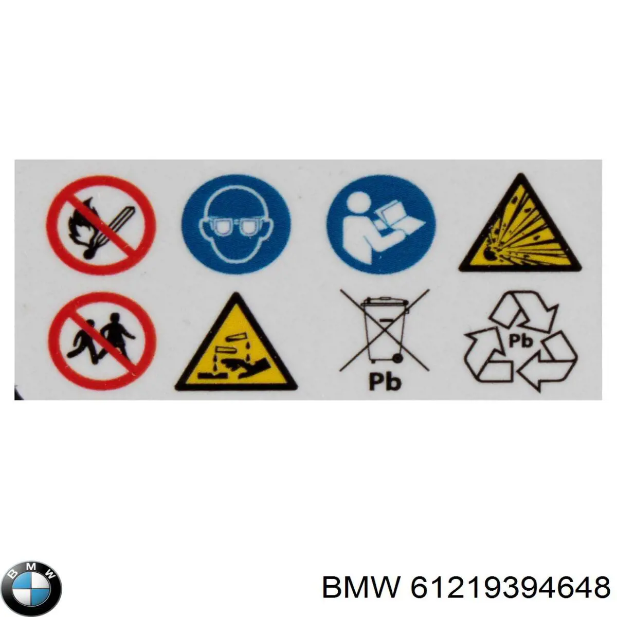 Bateria recarregável (PILHA) BMW 61219394648 preço, a partir de 48,87 USD