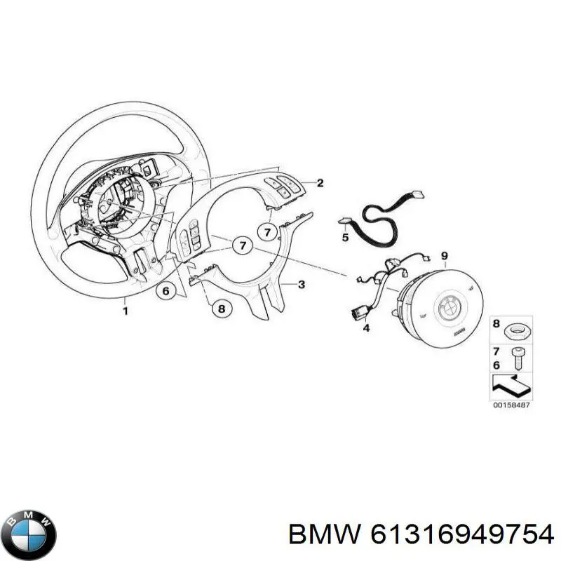 61316949754 BMW 