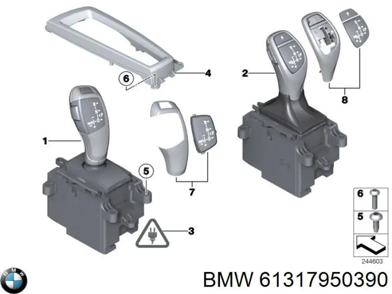 61317950390 BMW Mecanismo de mudança (ligação)