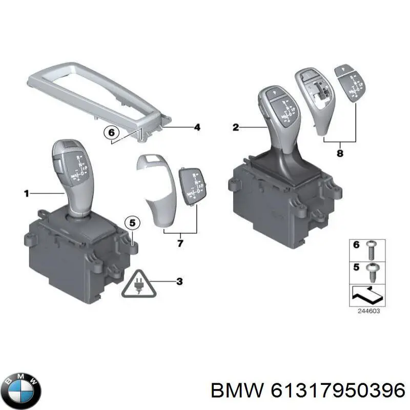 61317950396 BMW Mecanismo de mudança (ligação)