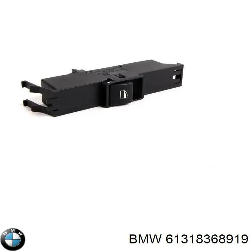 61318368919 BMW Botão dianteiro esquerdo de ativação de motor de acionamento de vidro