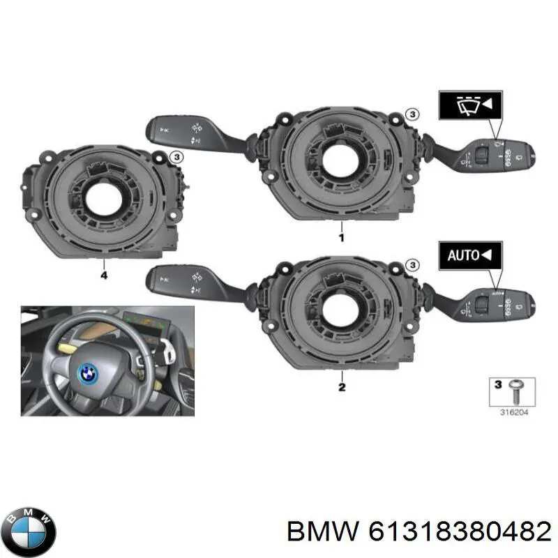 Anel AIRBAG de contato, cabo plano do volante BMW 61318380482 preço, a partir de 2,09 USD
