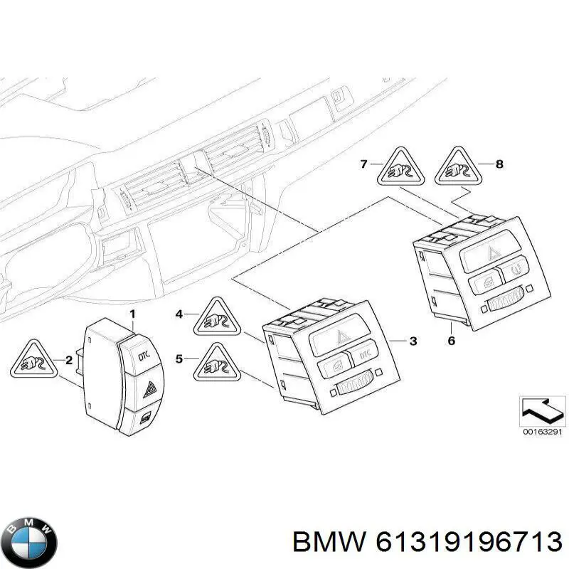 61319196713 BMW 