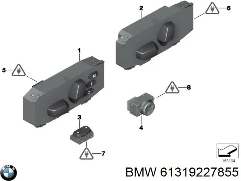 61319227855 BMW 