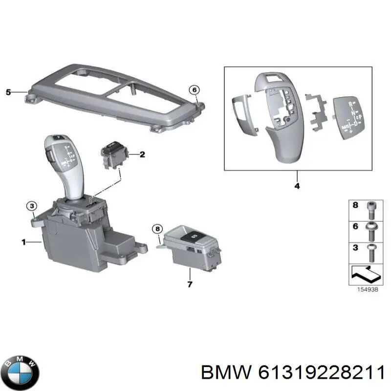 Mecanismo de mudança (ligação) BMW X6  E72