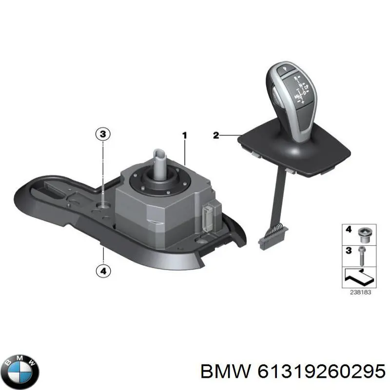 61319260295 BMW Mecanismo de seleção (de mudança) de velocidades