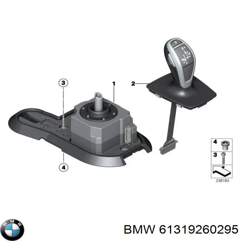 Mecanismo de seleção (de mudança) de velocidades BMW 61319260295 preço, a partir de 124,28 USD