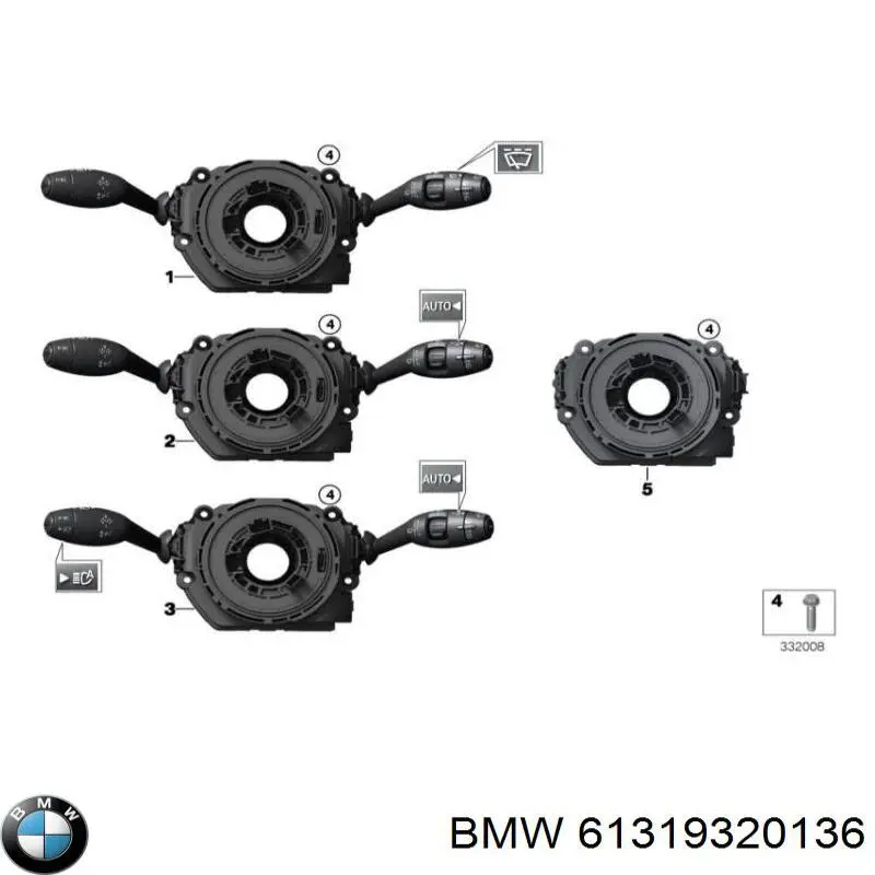 Compre 9320136 BMW Anel AIRBAG de contato, cabo plano do volante