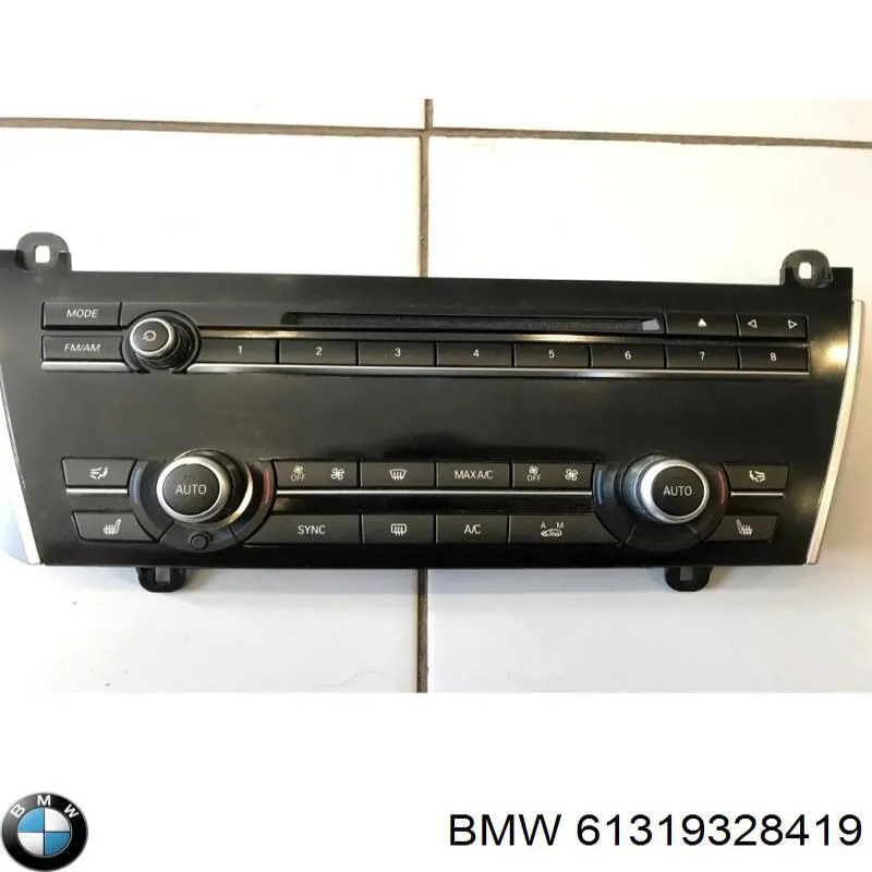 Unidade de controlo dos modos de aquecimento/condicionamento BMW 61319328419 preço, a partir de 325,19 USD