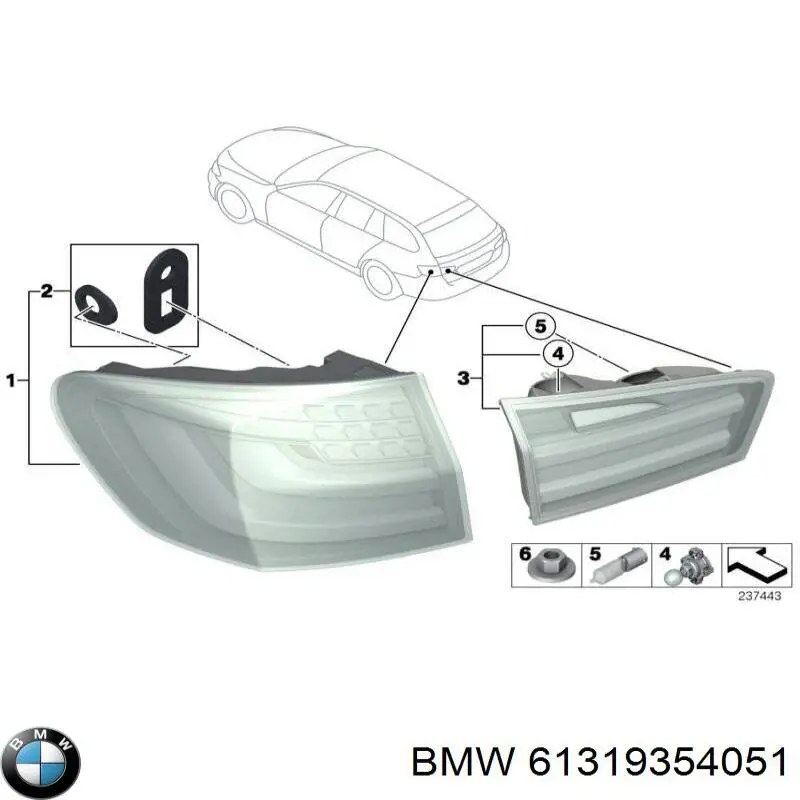 Comutador instalado na coluna da direção, montado BMW 61319354051 preço, a partir de 815,00 USD