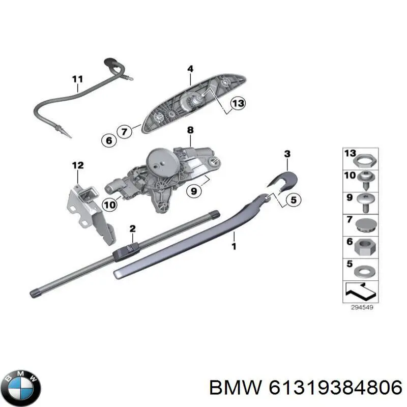 Compre 9163293 BMW Botão de ativação de aquecimento do assento