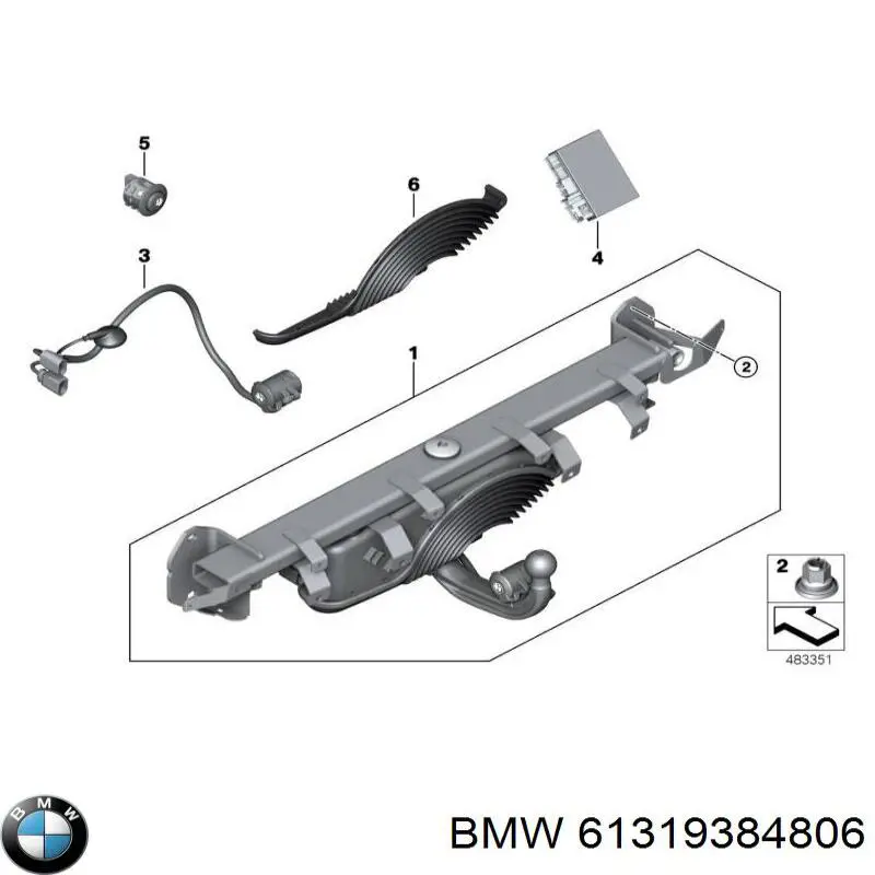 9163293 BMW Botão de ativação de aquecimento do assento