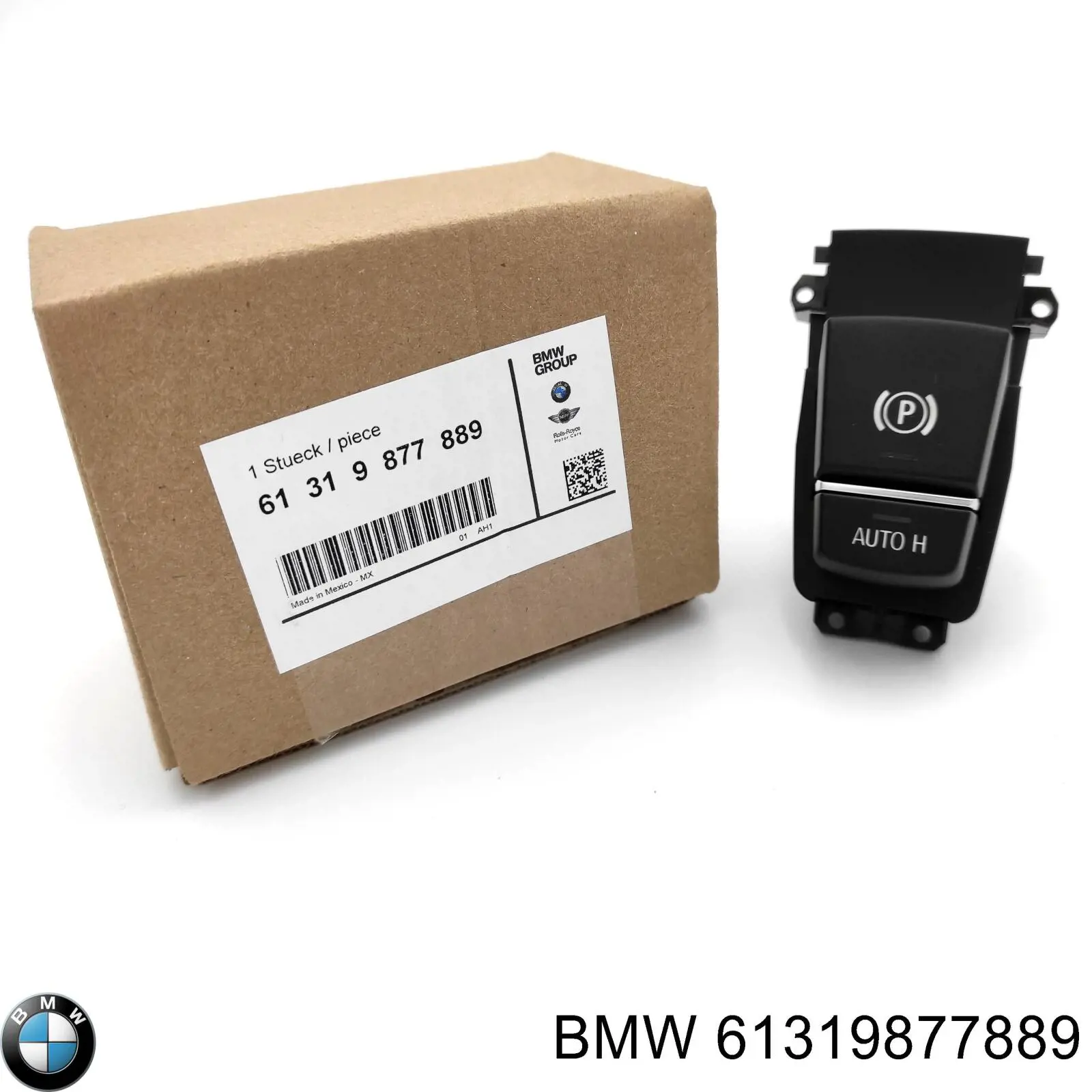 Tecla do freio de estacionamento eletromecânico BMW 61319877889 preço, a partir de 83,43 USD