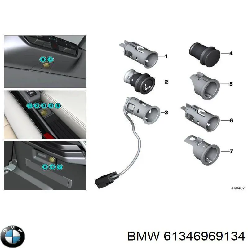 Acendedor de cigarros BMW 61346969134 preço, a partir de 12,96 USD