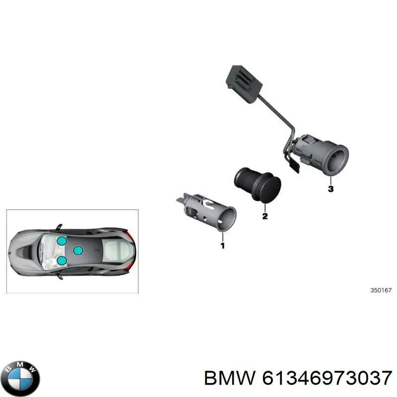 Assento (tomada) de acendedor de cigarros BMW 61346973037 preço, a partir de 16,33 USD