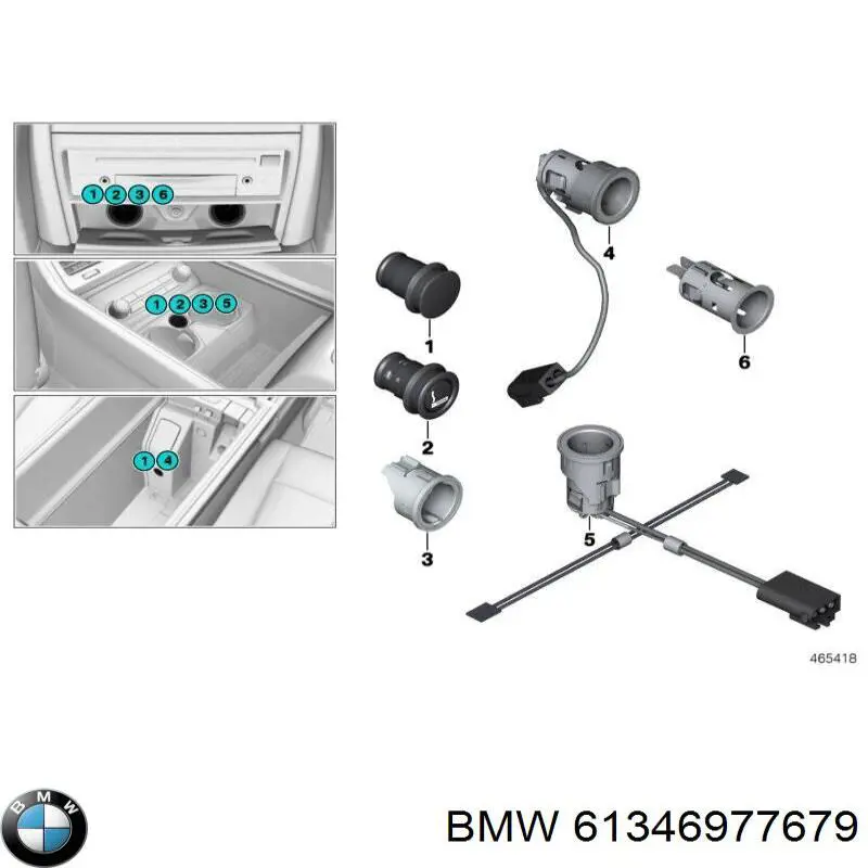 Compre 61346977679 BMW 