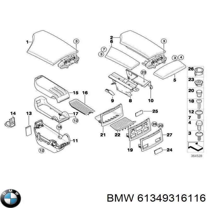 61349316116 BMW Acendedor de cigarros