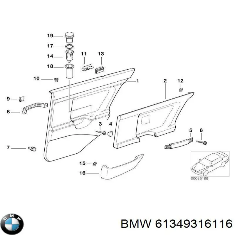 Acendedor de cigarros BMW 61349316116 preço, a partir de 4,32 EUR