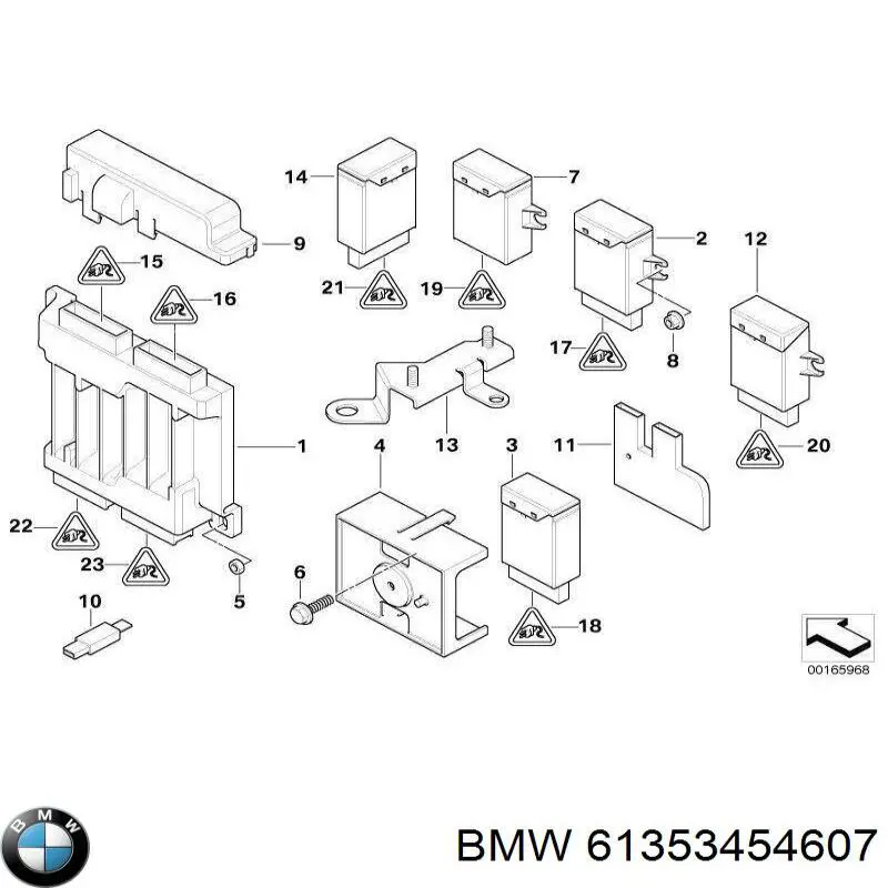 Compre 61353454607 BMW Unidade de conforto