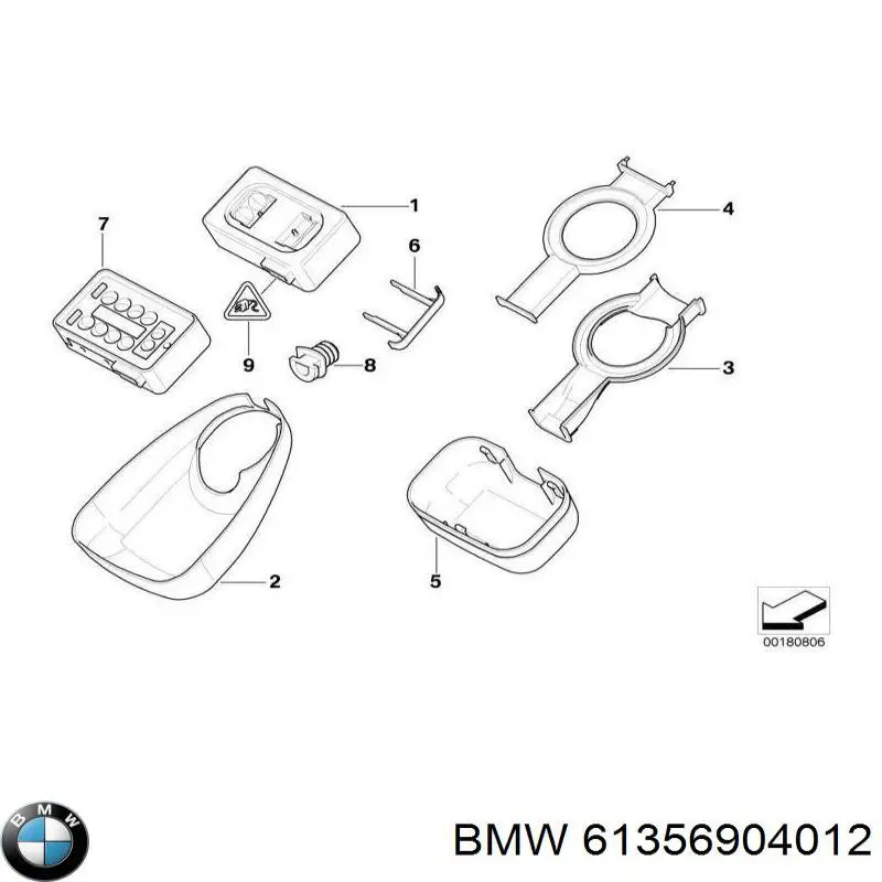 Pára-brisas BMW 61356904012 preço, a partir de 52,78 USD