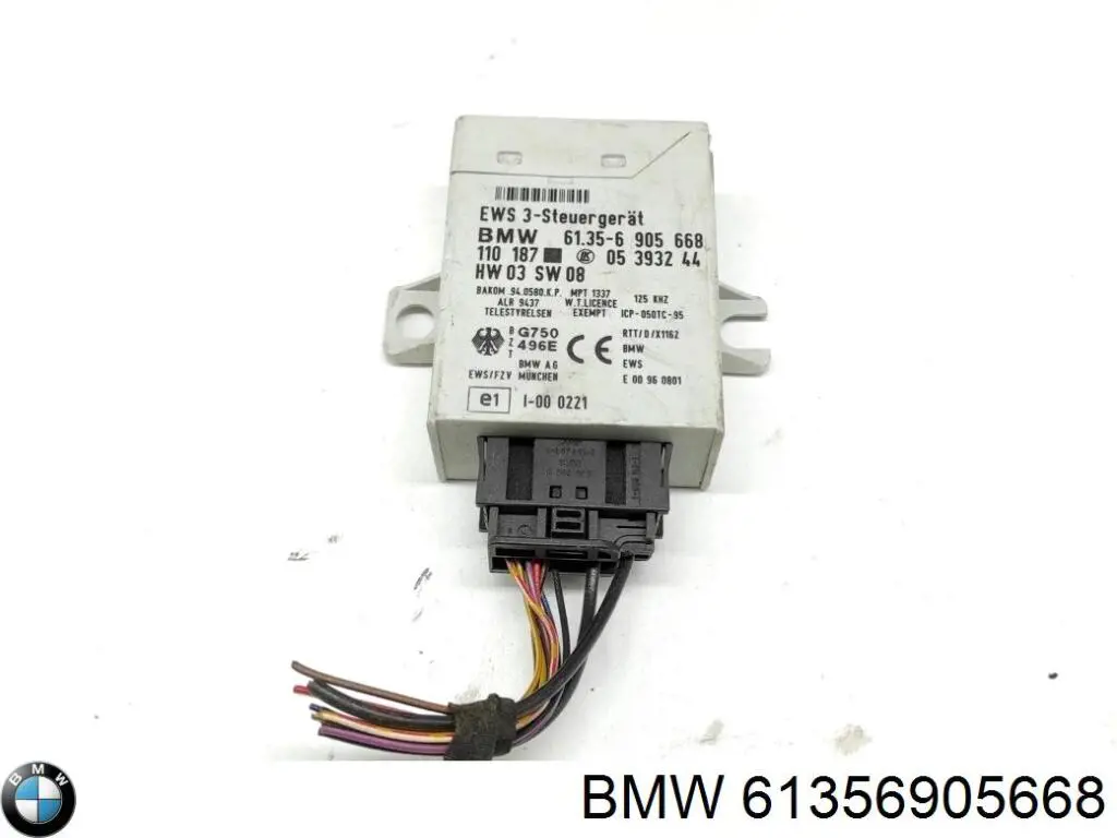 Módulo de direção (Centralina eletrônica) de imobilizador BMW 61356905668 preço, a partir de 73,21 USD