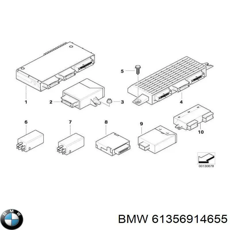 61356914655 BMW Módulo "Interface de diagnóstico"