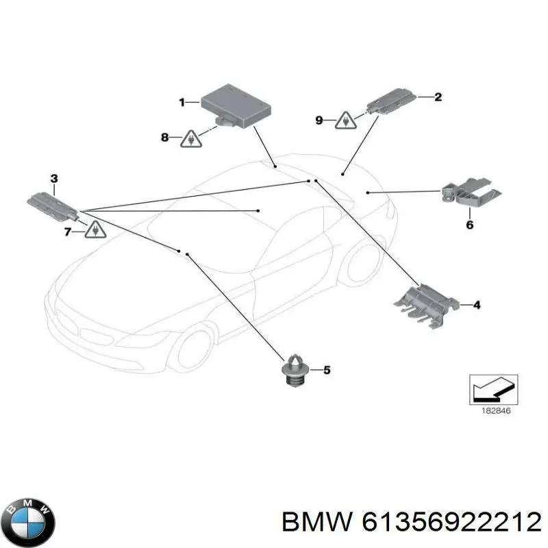 Compre 6922212 BMW Antena