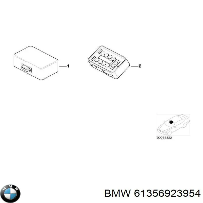 Sensor de chuva BMW 61356923954 preço, a partir de 80,02 USD