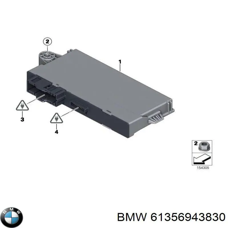 Compre 6943834 BMW Módulo de direção (Centralina eletrônica) de imobilizador