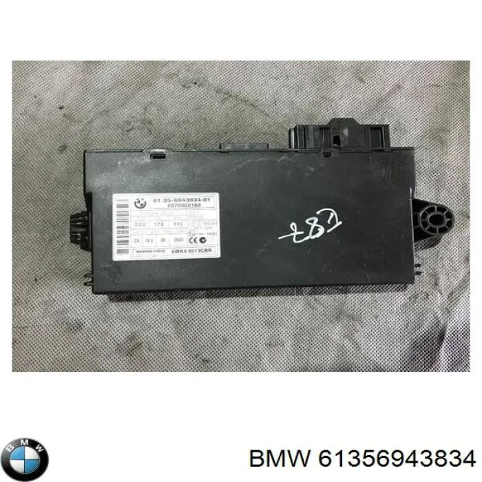 Módulo de direção (Centralina eletrônica) de imobilizador 61356943834 BMW