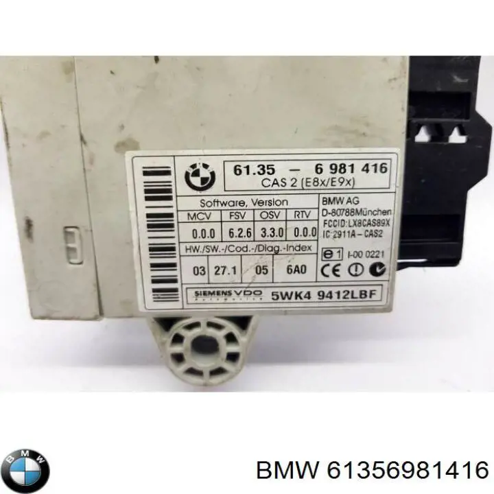 Compre 61356981416 BMW Módulo de direção (Centralina eletrônica) de imobilizador