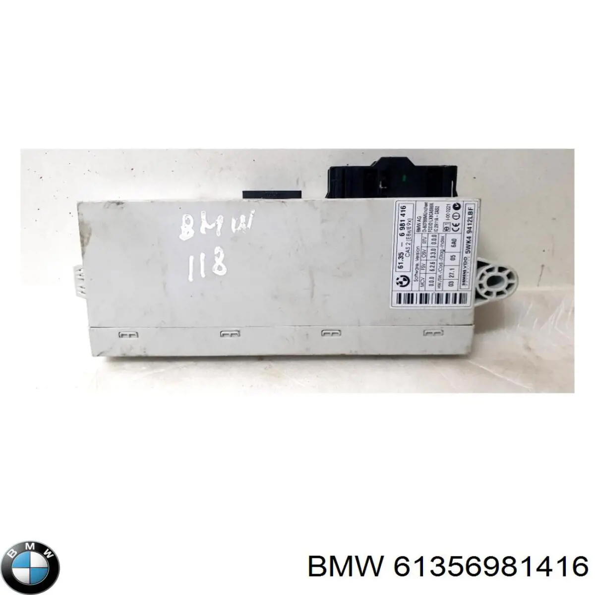 61356981416 BMW Módulo de direção (Centralina eletrônica) de imobilizador