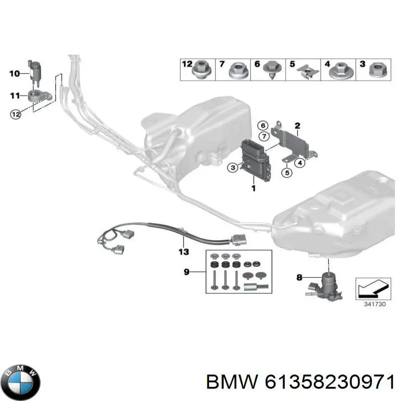  BMW 61358230971 preço, a partir de 1,95 USD