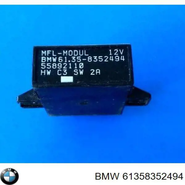 61358352494 BMW Módulo de direção (Centralina eletrônica) do volante de direção