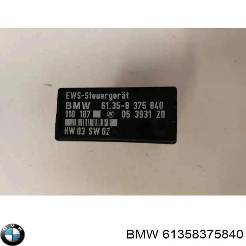 61358375840 BMW 