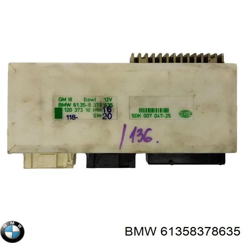 Unidade de controlo dos modos de aquecimento/condicionamento para BMW 5  E39